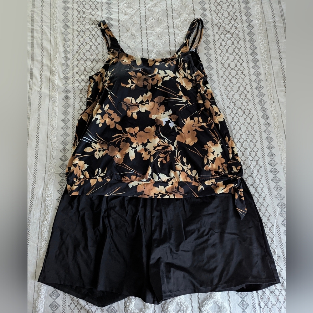 Beach Belle Swimwear Cargo Shortini Swimsuit
